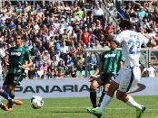 Milito torna in campo e segna due goal in Sassuolo-Inter 0-7